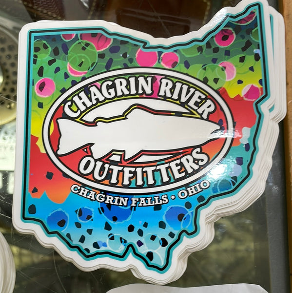 CRO Stickers Chagrin River Outfitters