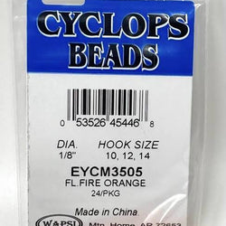 Wapsi Painted Brass Cyclops Beads