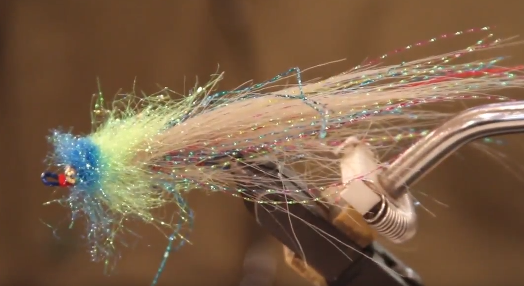 Kevin Feenstra ties the Winter Shiner at Chagrin River Outfitters