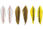 MFC Galloup's Fish Feathers - Shark Fin
