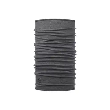 Gray neck gaiter on a white background