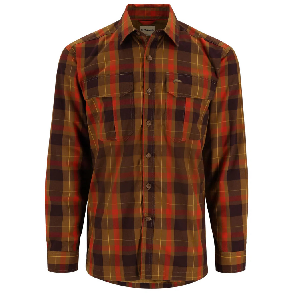 Simms MEN's Coldweather Lined Shirt w/CRO Logo