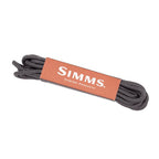 Pair of gray Simms Replacement Wading Boot Laces with a SIMMS label on a white background