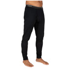 Black men's underwear with brand logo on a white background