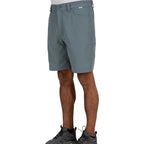 Gray Simms MEN's Skiff Shorts worn by a person on a white background