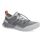 Gray Simms MEN's Pursuit Shoe Riffle with orange accents on a white background