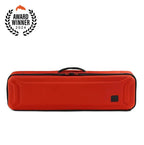 Red case with black handle and visible brand logo on a white background