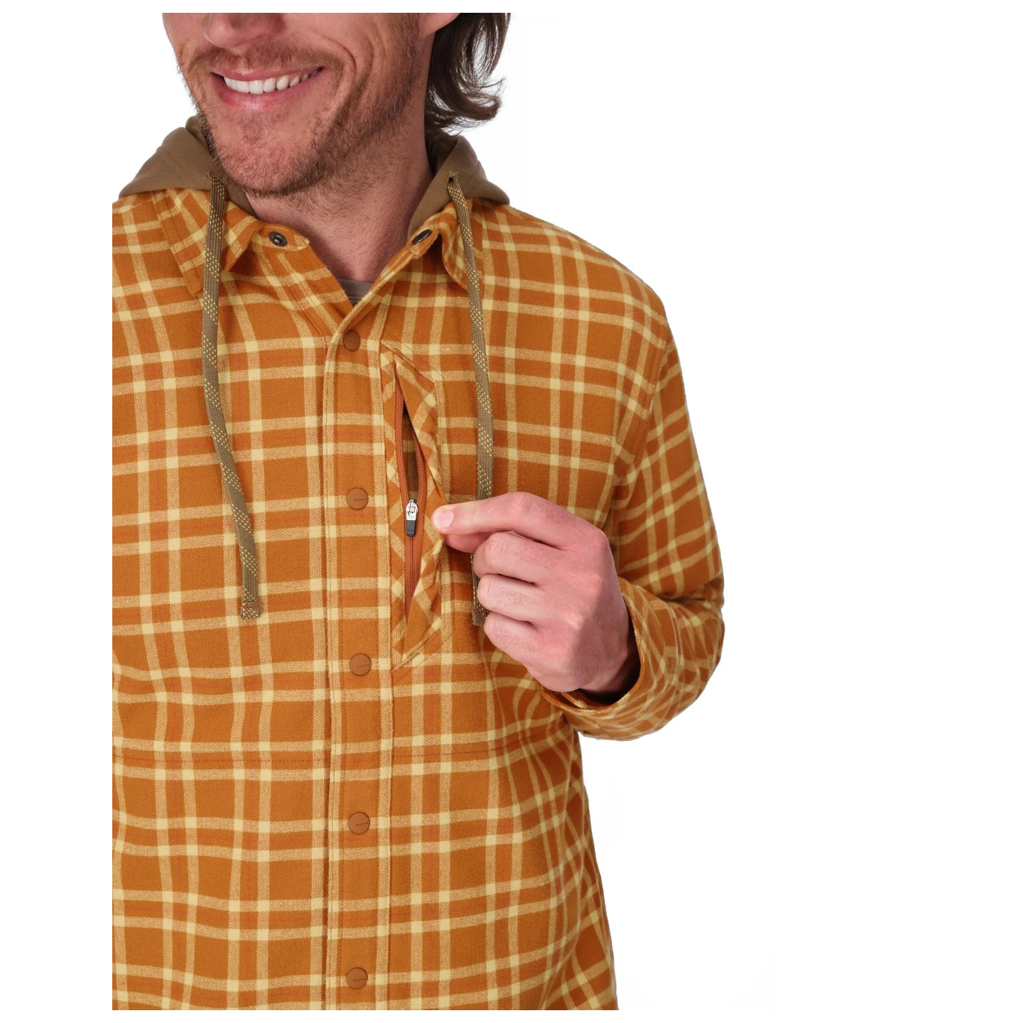 Simms MEN's Coldweather Hooded Shacket w/CRO Logo