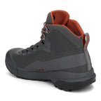 Gray Simms M's Flyweight® Wading Boot - Vibram with orange lining on a white background