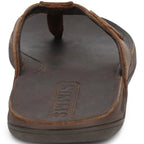 Brown Simms MEN's Bimini Flip with 'Swims' branding on a white background
