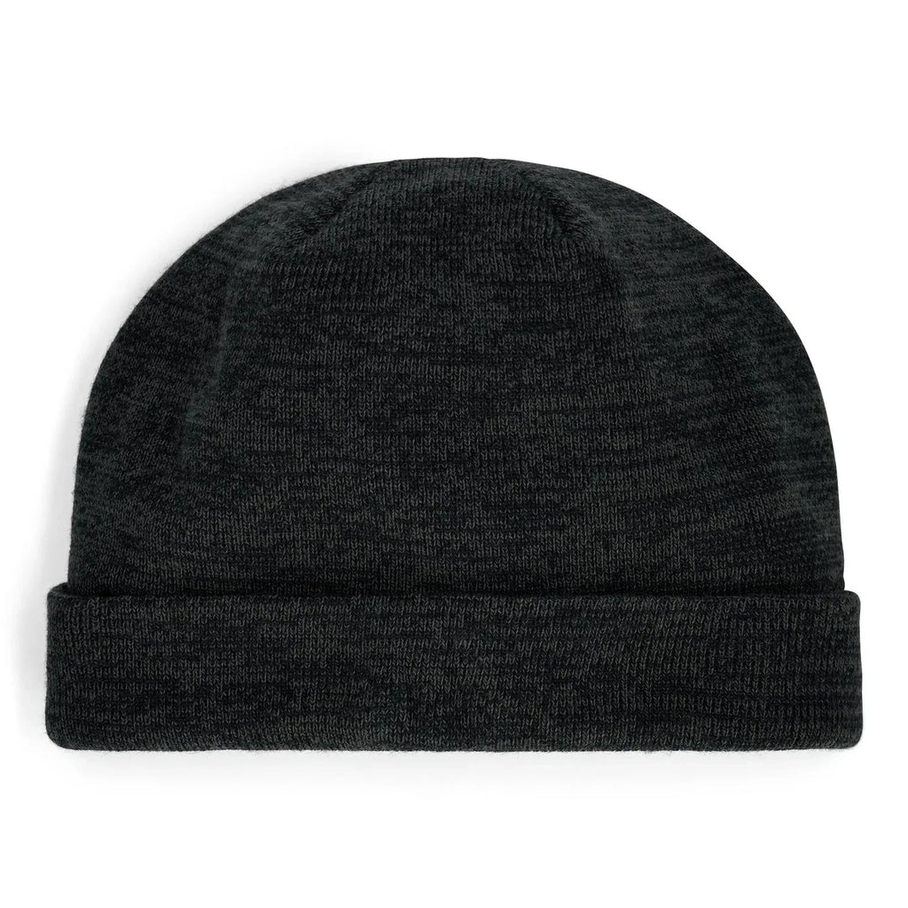 Dark gray Simms Windstopper Beanie on a white background