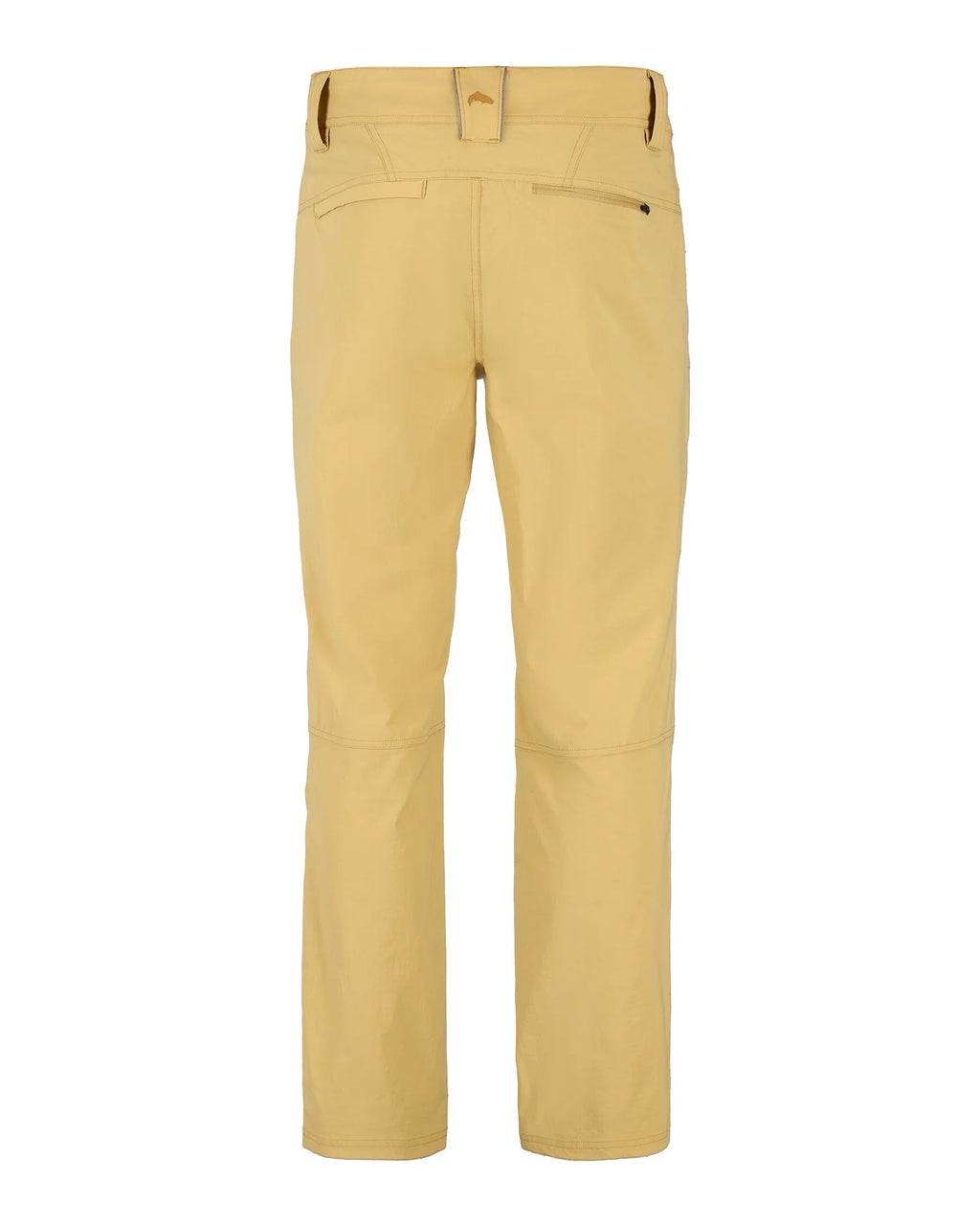 Simms Guide Beige pants with a brand logo on a white background