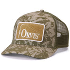 Orvis ripstop covert trucker hat leaf camo