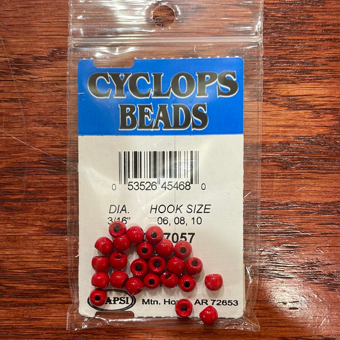 Wapsi Painted Brass Cyclops Beads