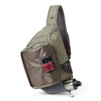 Ovis sling bag with a cup holder on a white background