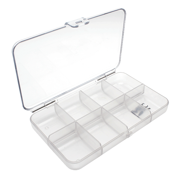 MFC Clearwater Fly Box medium size with 8 compartments