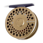 Orvis Battenkill Click Reel, gold in color with the Orvis brand visible, designed for fly fishing.