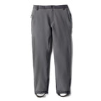 A pair of fleece-lined Orvis Men's PRO HD Underwader Pants in gray color, designed for fishing during late fall and winter.