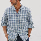 Orvis MEN's Open Air Caster Plaid Long-Sleeve Shirt