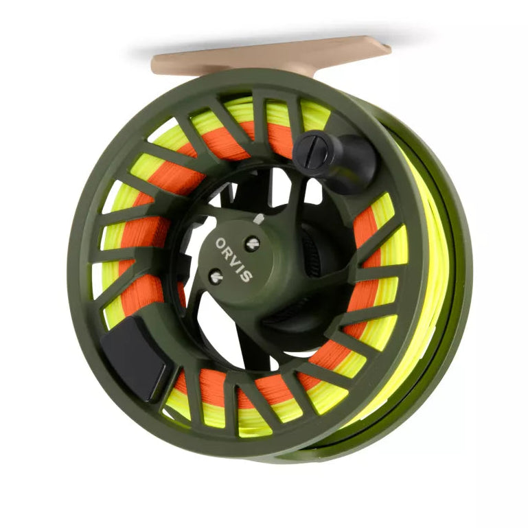 clear fly reel Galvan Torque 8 / two hand switch or Spey Orvis Clearwater Cast Reel (IV,
