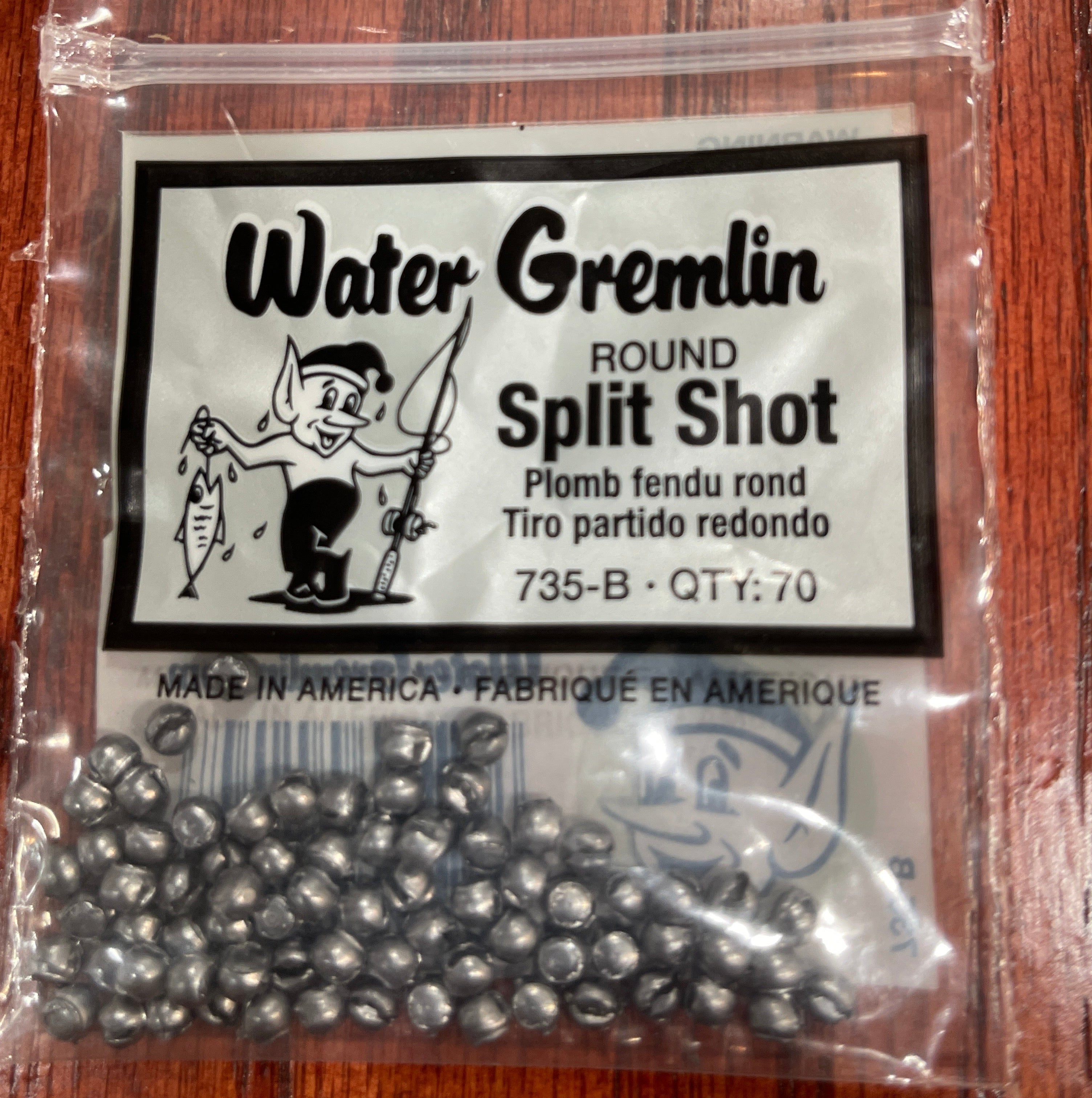 Water Gremlin Round Split Shot