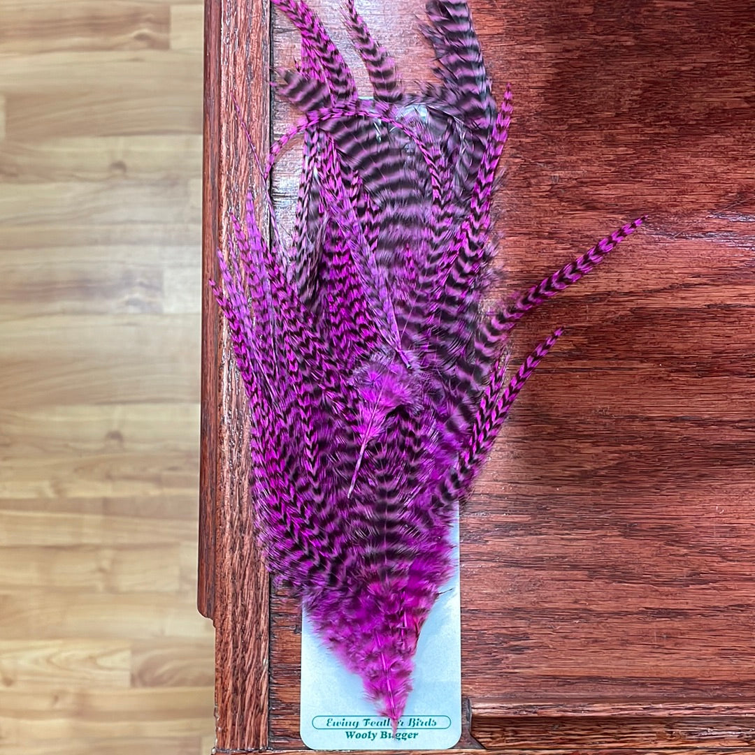 Ewing Grizzly Woolly Bugger Patches