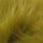 Close-up of yellowish-brown Hareline Arctic Fox Zonker Strips