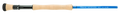 Echo Glass fishing rod with a blue and black color scheme, including multiple segments for adjustment.