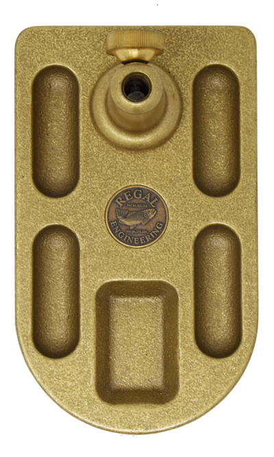 Regal Medallion Vise w/Regular Jaws and Bronze Pocket Base