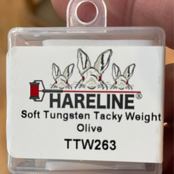 Hareline Soft Tungsten Tacky Weight