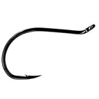 Black Gamakatsu Octopus Intruder Hook - fishing hook on a white background