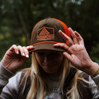 Fishpond Dorsal Fin Quilted Trucker Hat - Campfire