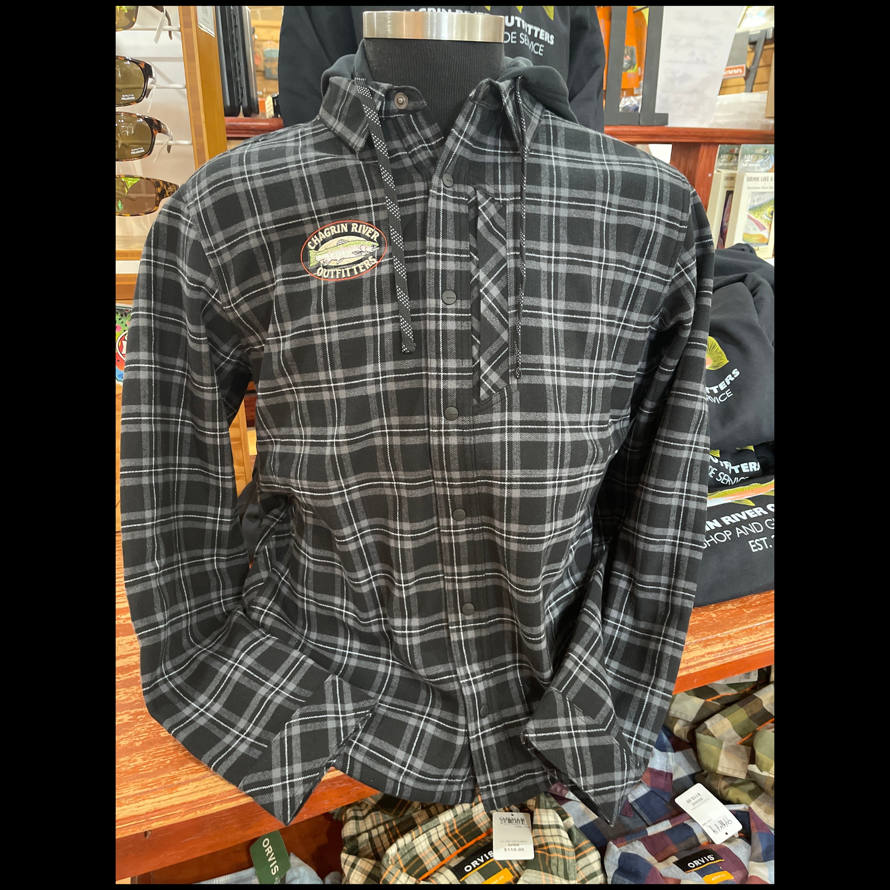 Simms MEN's Coldweather Hooded Shacket w/CRO Logo