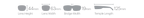 Smith Optics Guide's Choice XL Sunglasses dimensions diagram with measurements in millimeters.