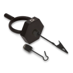 Black Loon Gator Grip Dubbing Spinner with a hook on a white background