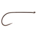 A single Ahrex PR320 Stinger Hook with a black nickel finish, designed for fly tying.
