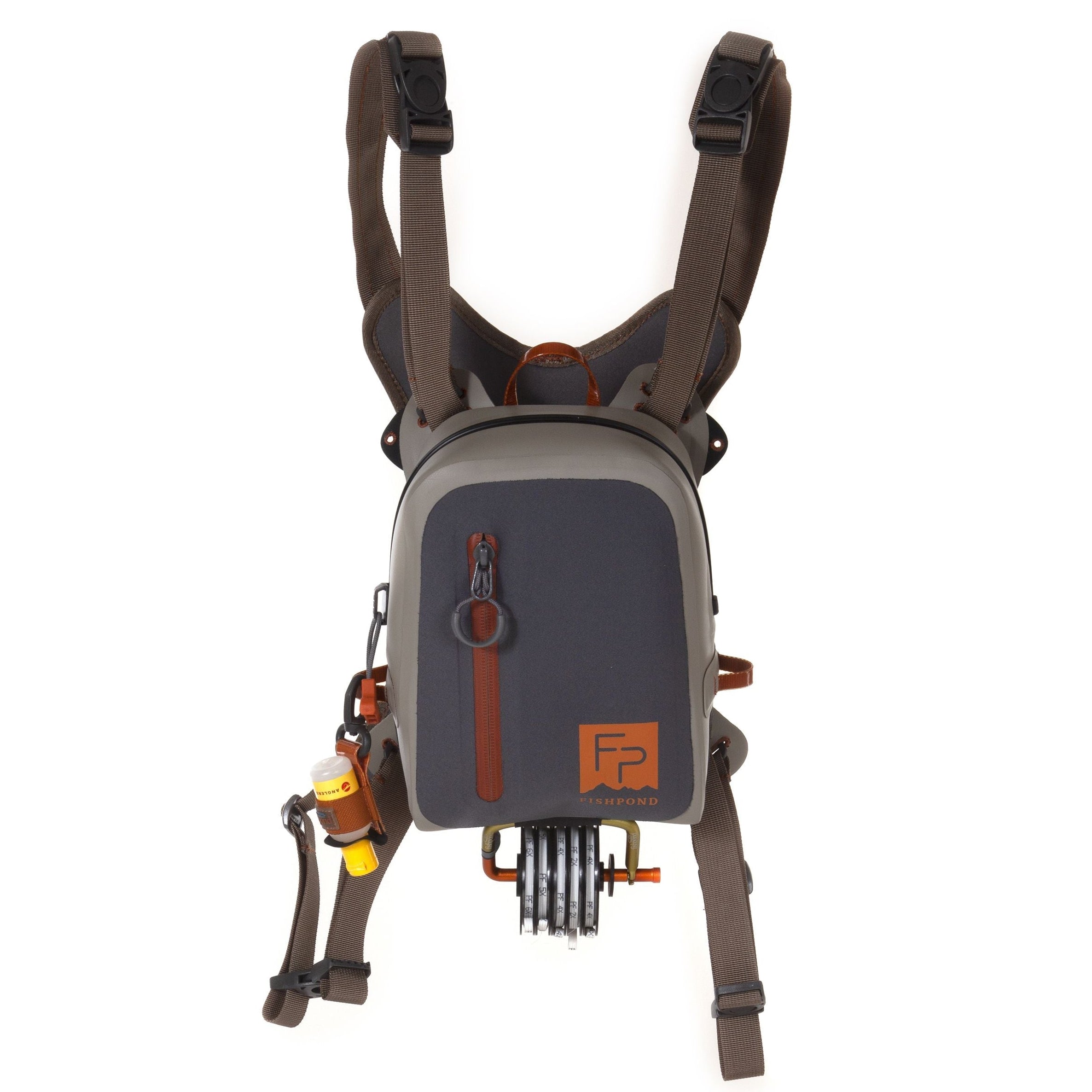 Fishpond Thunderhead® Submersible Chest Pack with straps and a visible brand logo on a white background