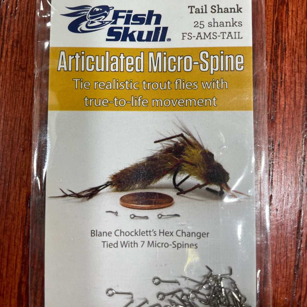 Fish-Skull Articulated Micro-Spine Tail Shank