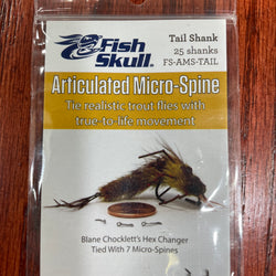 Fish-Skull Articulated Micro-Spine Tail Shank