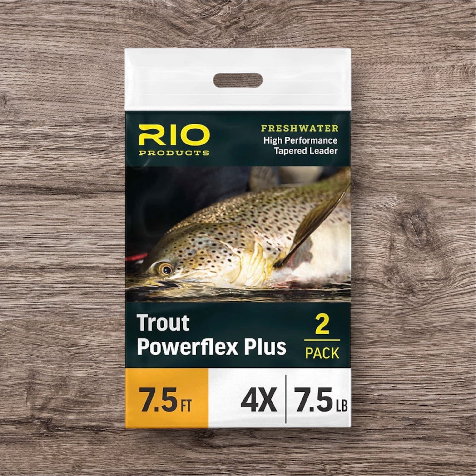 RIO Powerflex Trout Plus Leaders - Two Pack