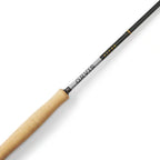 Fishing rod with Orvis branding on a white background