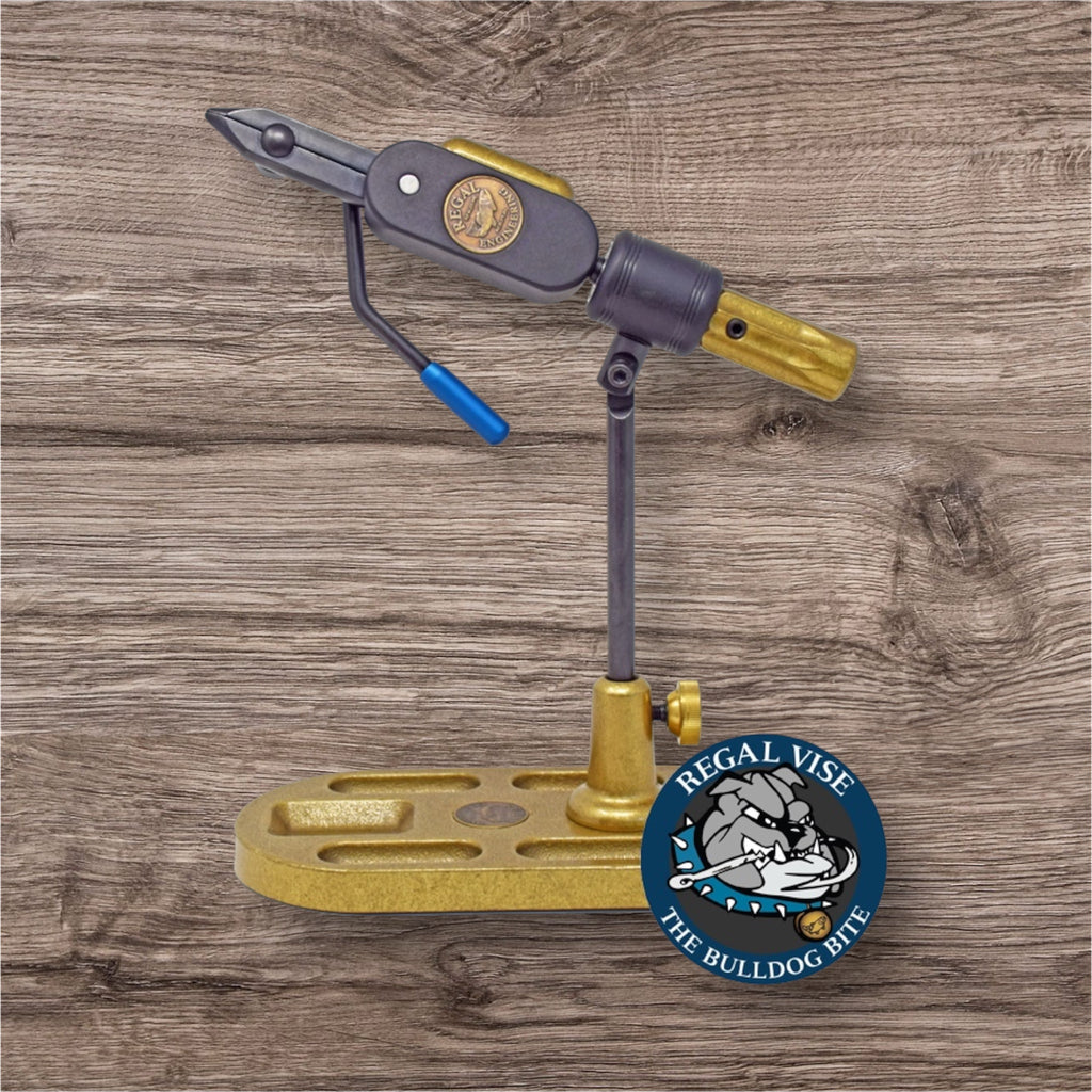 Regal Revolution Series Vise w/Regular Jaws and Bronze Pocket Base