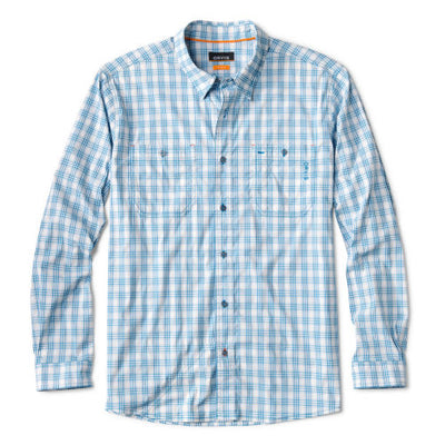 Orvis MEN's River Guide Plaid Long Sleeve Shirt