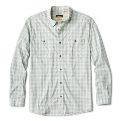 Orvis MEN's River Guide Plaid Long Sleeve Shirt