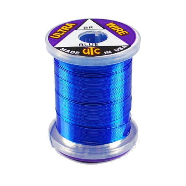 Spool of blue Wapsi Ultra Wire UTC with 'Ultra' branding on a white background