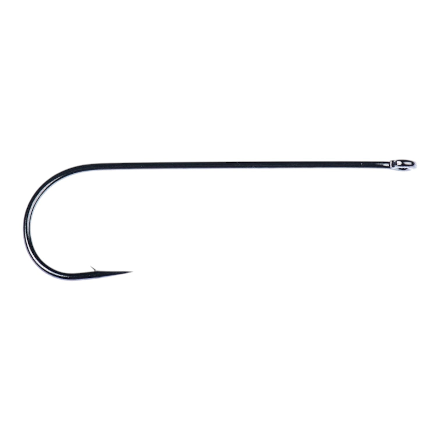 Core C2461 Long-Shank Black Aberdeen Hook - Black Nickel