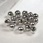 Silver Hareline Slotted Tungsten Beads