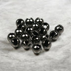 Black Hareline Slotted Tungsten Beads