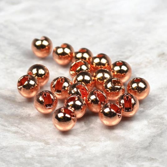 Copper Hareline Slotted Tungsten Beads