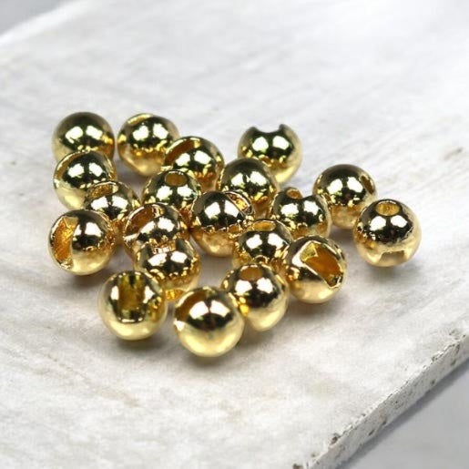 Gold Hareline Slotted Tungsten Beads